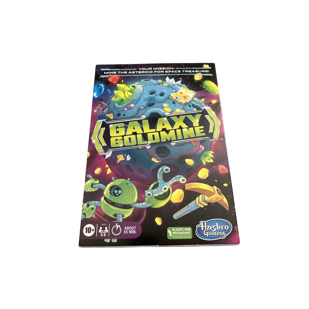 Hasbro Galaxy Goldmine Board Game Unisex OS Purple‎ Excellent Space Strategy